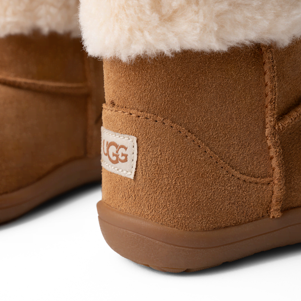 Toddler Suede Hook-And-Loop Boot - Chestnut