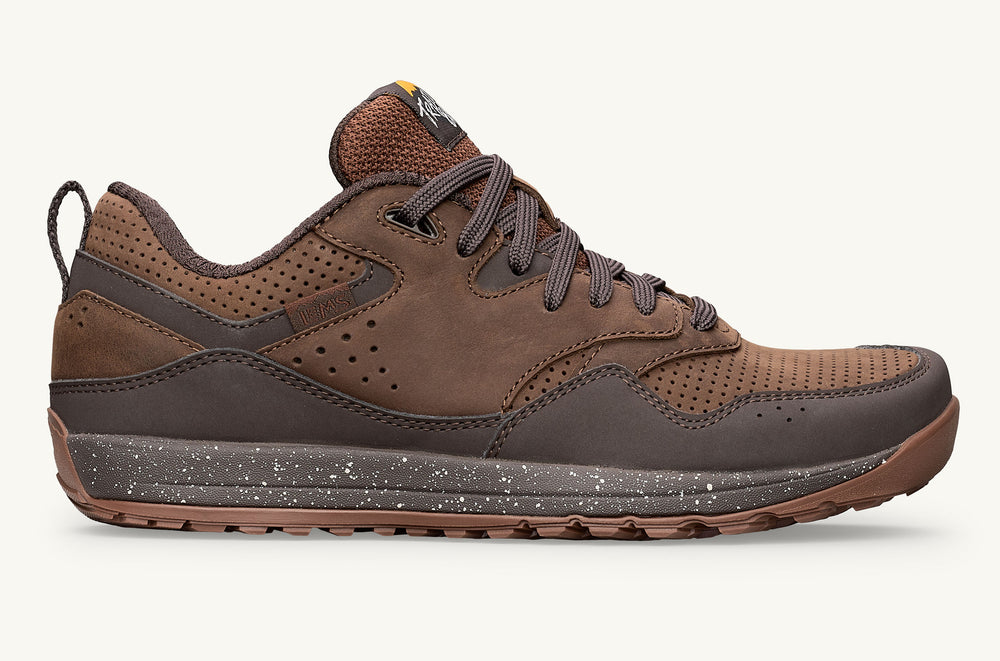 Men's Leather Trail Sneaker - Bark