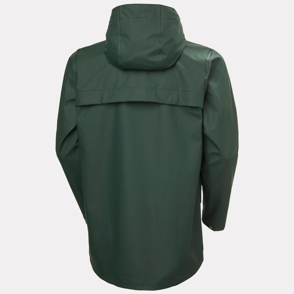 Men's Waterproof PU Raincoat - Navy