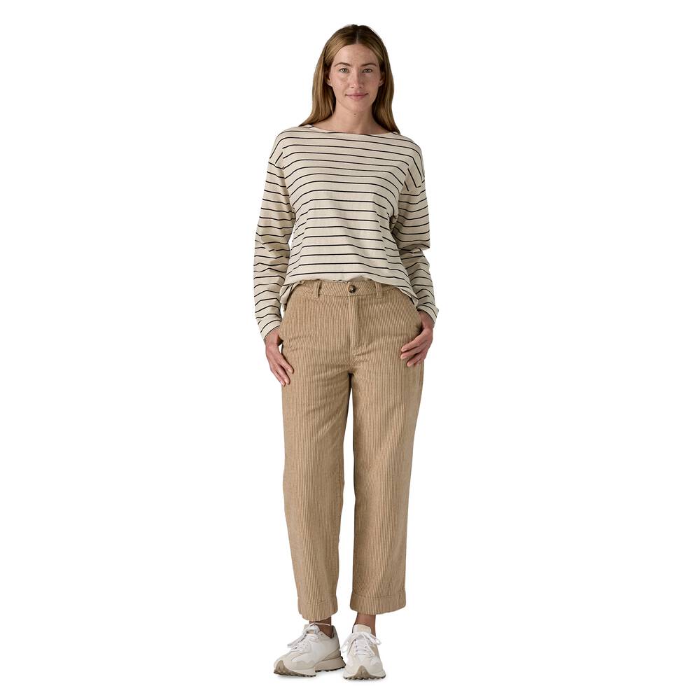 Women's Organic Cotton Corduroy Pants - Beige