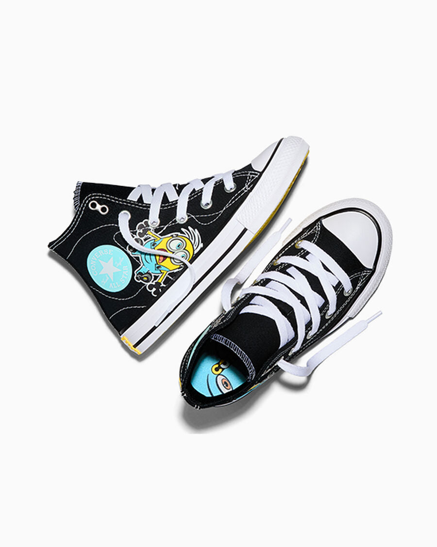 Little Kids' Canvas High Top Sneaker - Yellow