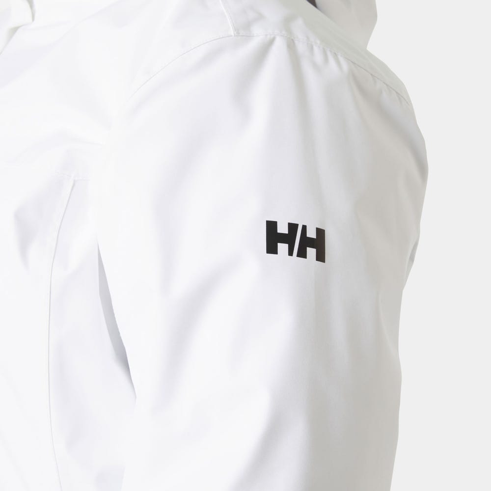 Women's Insulated Rain Coat - White