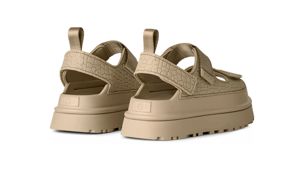 Women's Embossed Platform Sandal