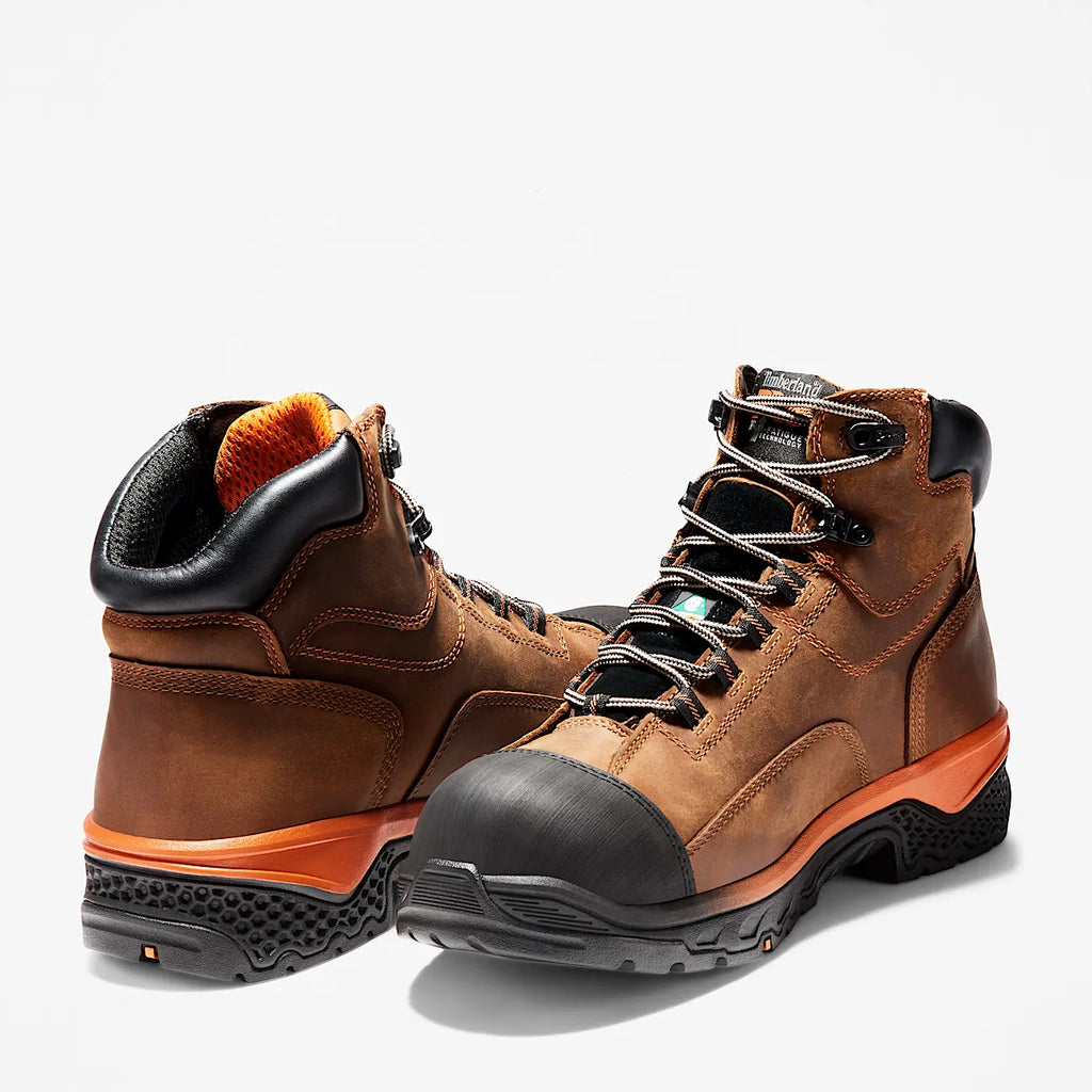 Men's 6-Inch Waterproof Composite Toe Work Boot