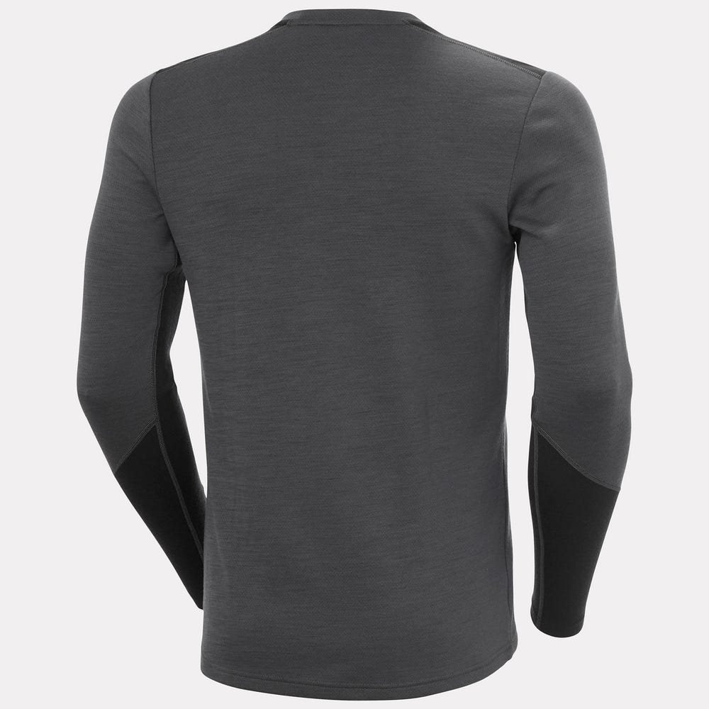 Men's Merino Wool Base Layer Top - Blue