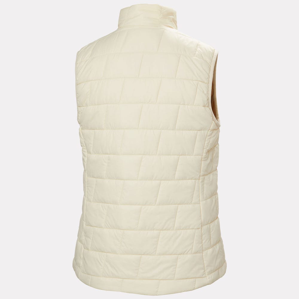 Women's Packable Insulated Vest - Cream