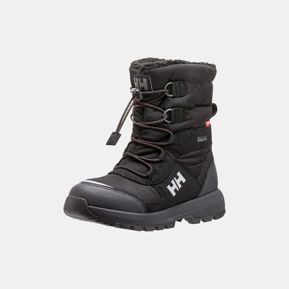 Kids' Insulated Winter Boots - Black