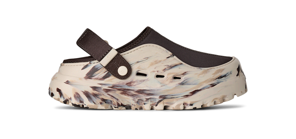 Men's Marbled Mesh Slip-On Clog