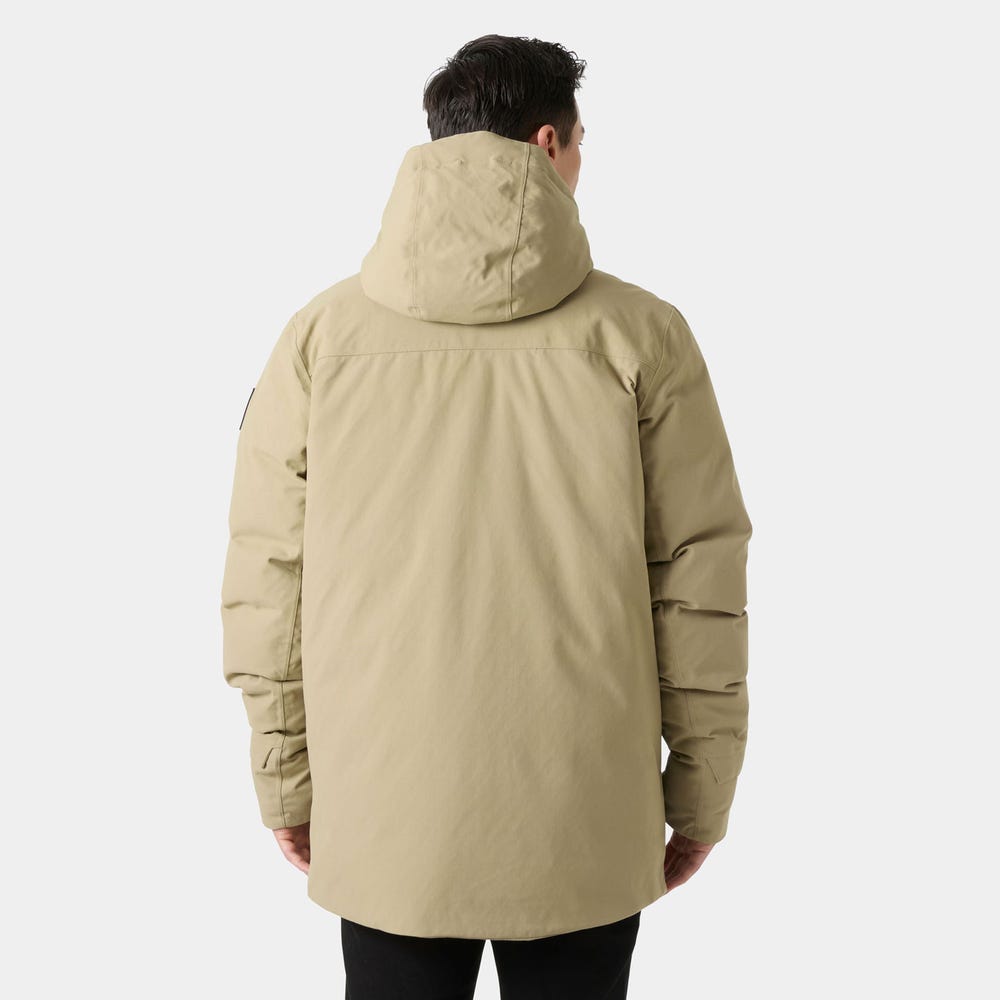 Men's Waterproof Down Parka - Pebble