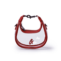 Clear PVC Mini Hobo Bag - Red