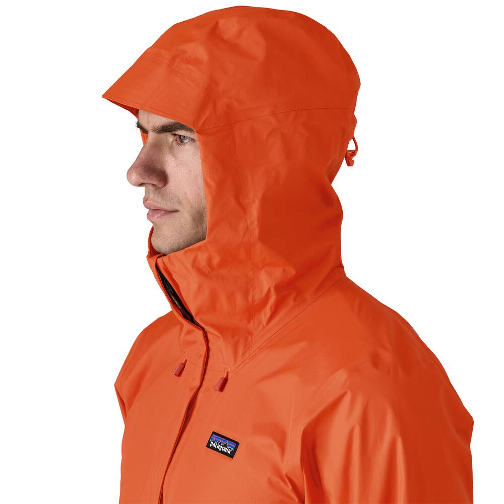 Men's 3-Layer Waterproof Rain Jacket - Gray