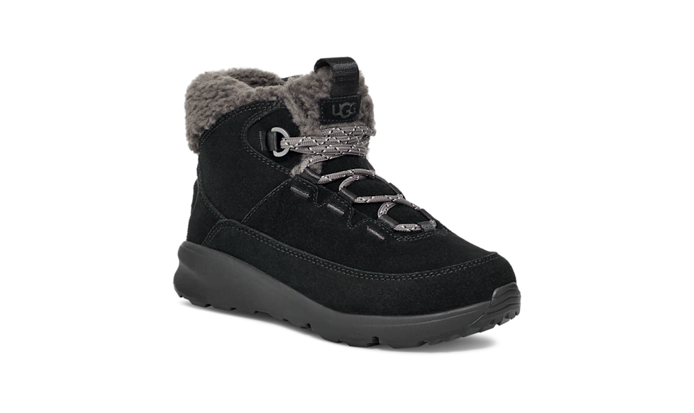 Kids' Waterproof Insulated Lace Boot - Black