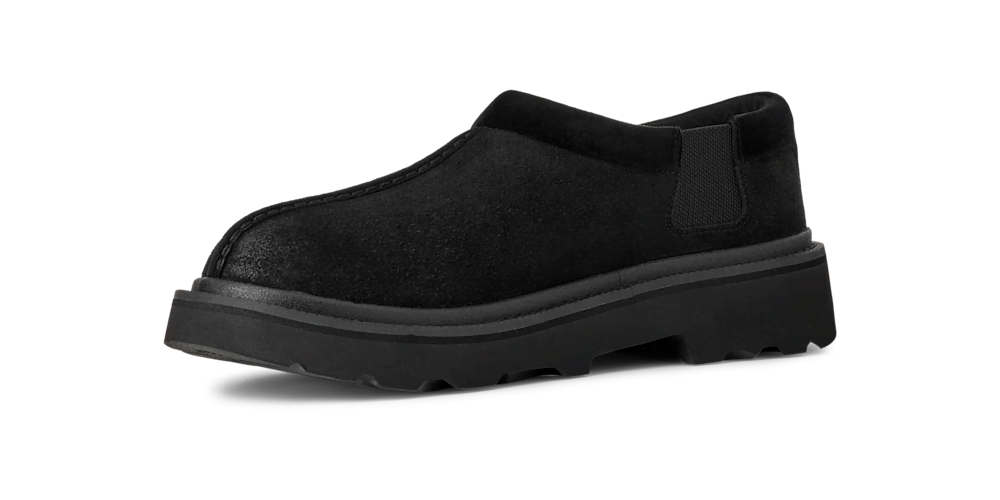 Men's Suede Lug Sole Clog - Mustard