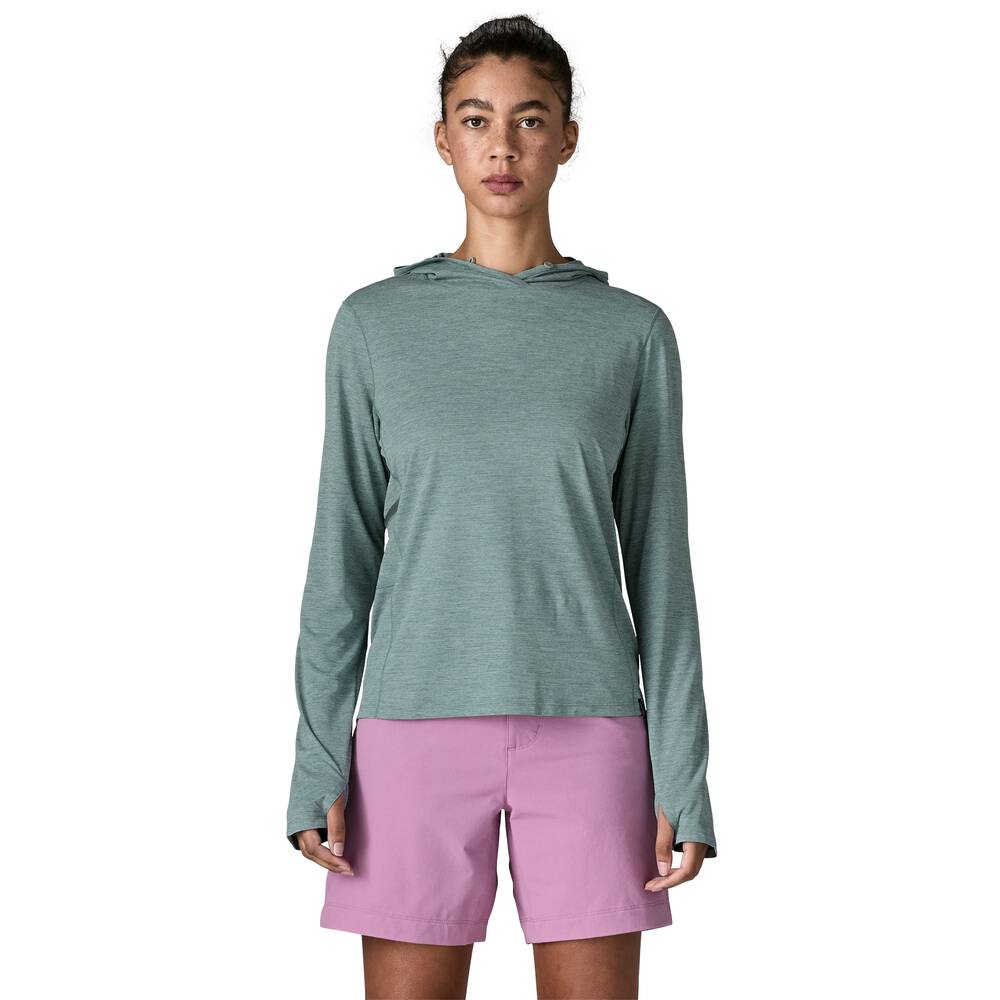 Women's UPF 40+ Sun Hooded Shirt - Green
