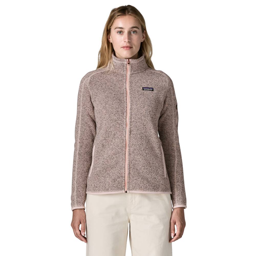 Women's Recycled Knit Fleece Jacket - Black