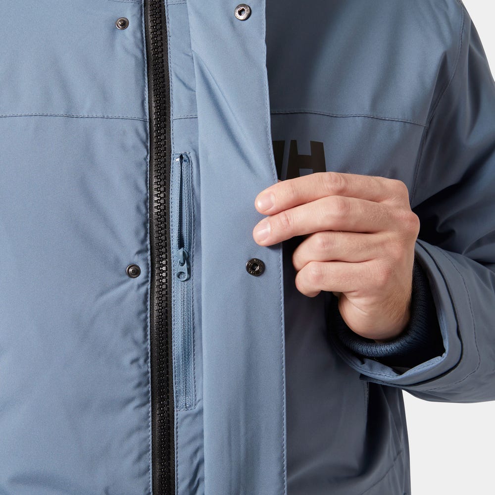 Men's Insulated Waterproof Parka - Gray Green