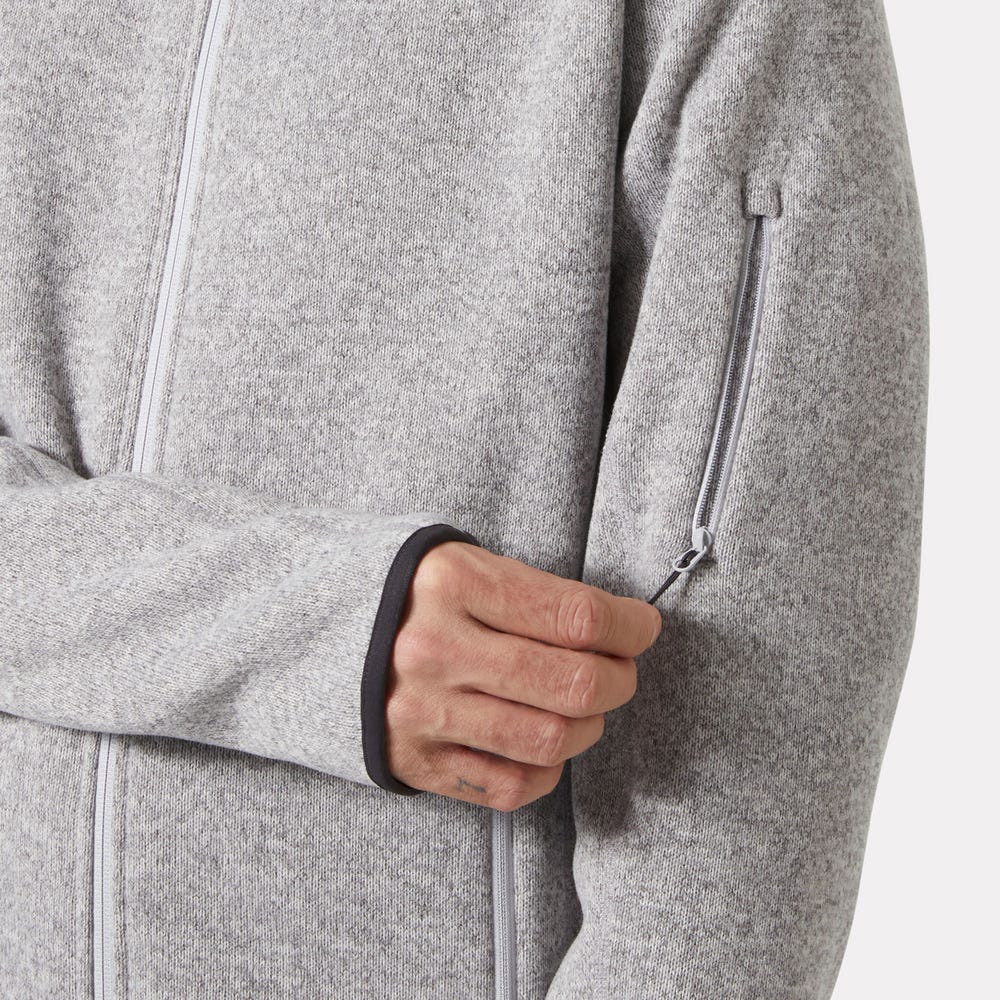 Men's Thermal Fleece Jacket - Gray