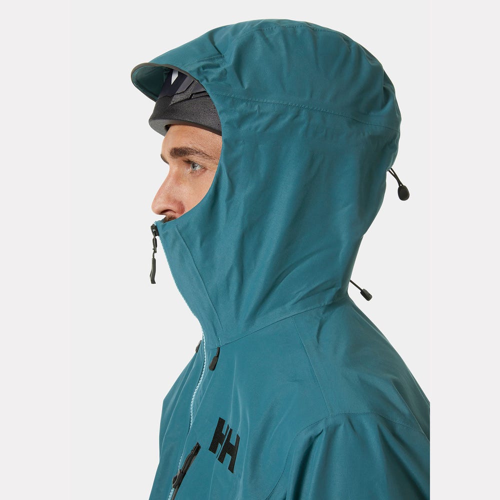 Men's 3-Layer Waterproof Shell Jacket - Blue