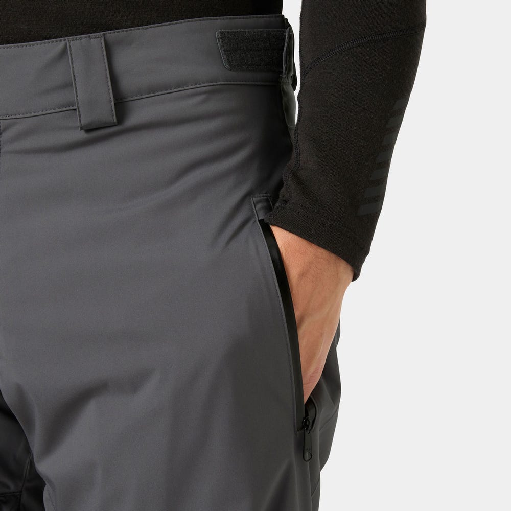 Men's Insulated Ski Pants - Gray Green