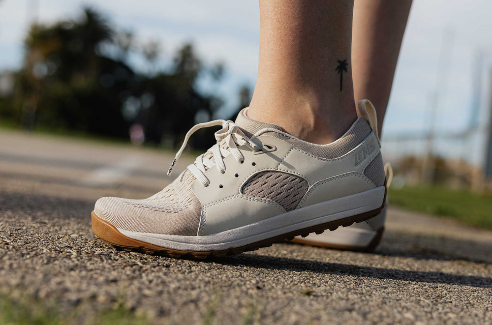 Women's Mesh Athletic Sneaker - Sand