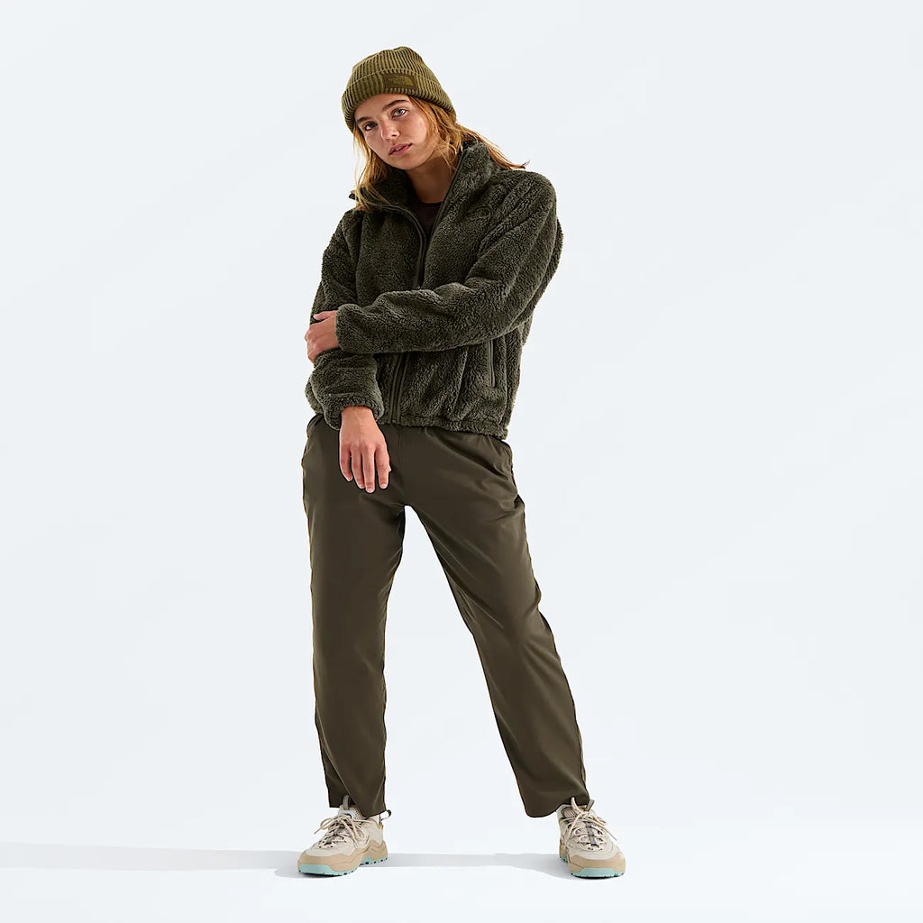 Women's Full-Zip Fleece Jacket - Taupe