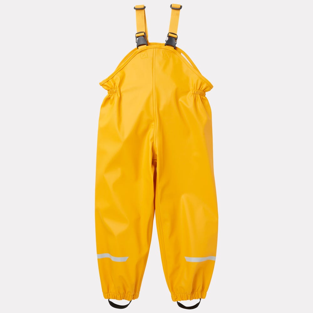 Kids' Waterproof Jacket And Bib Rain Set - Yellow