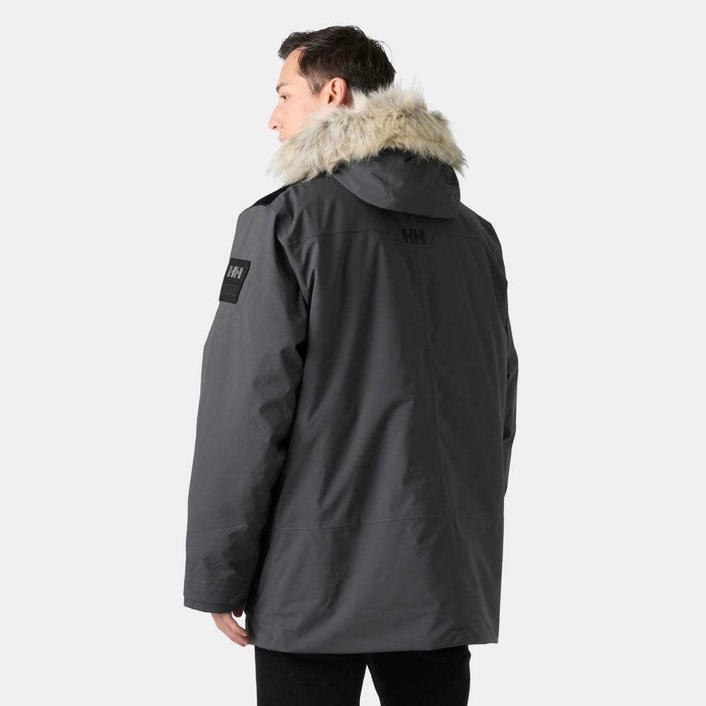 Men's Insulated Waterproof Parka - Gray Green