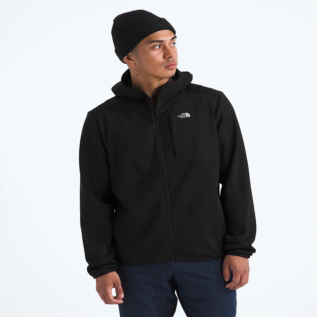 Men's Full-Zip Fleece Hoodie - Black