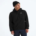 Men's Full-Zip Fleece Hoodie - Black