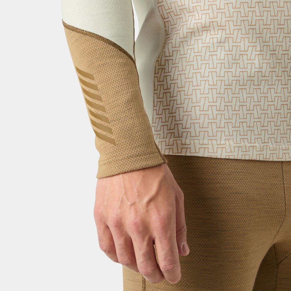 Men's Merino Wool Base Layer Top - Blue