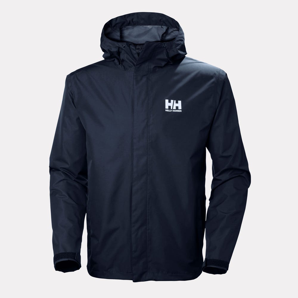 Men's Waterproof Rain Jacket - Mustard