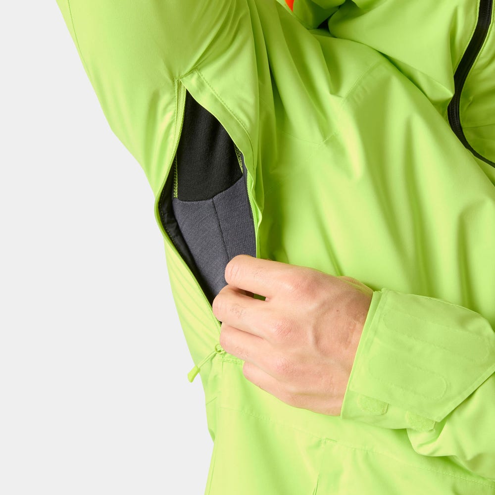 Men's Insulated Waterproof Ski Jacket - Green