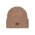 Kids' Chunky Rib Knit Beanie - Camel