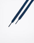 45-Inch Flat Shoelaces - Black - Navy