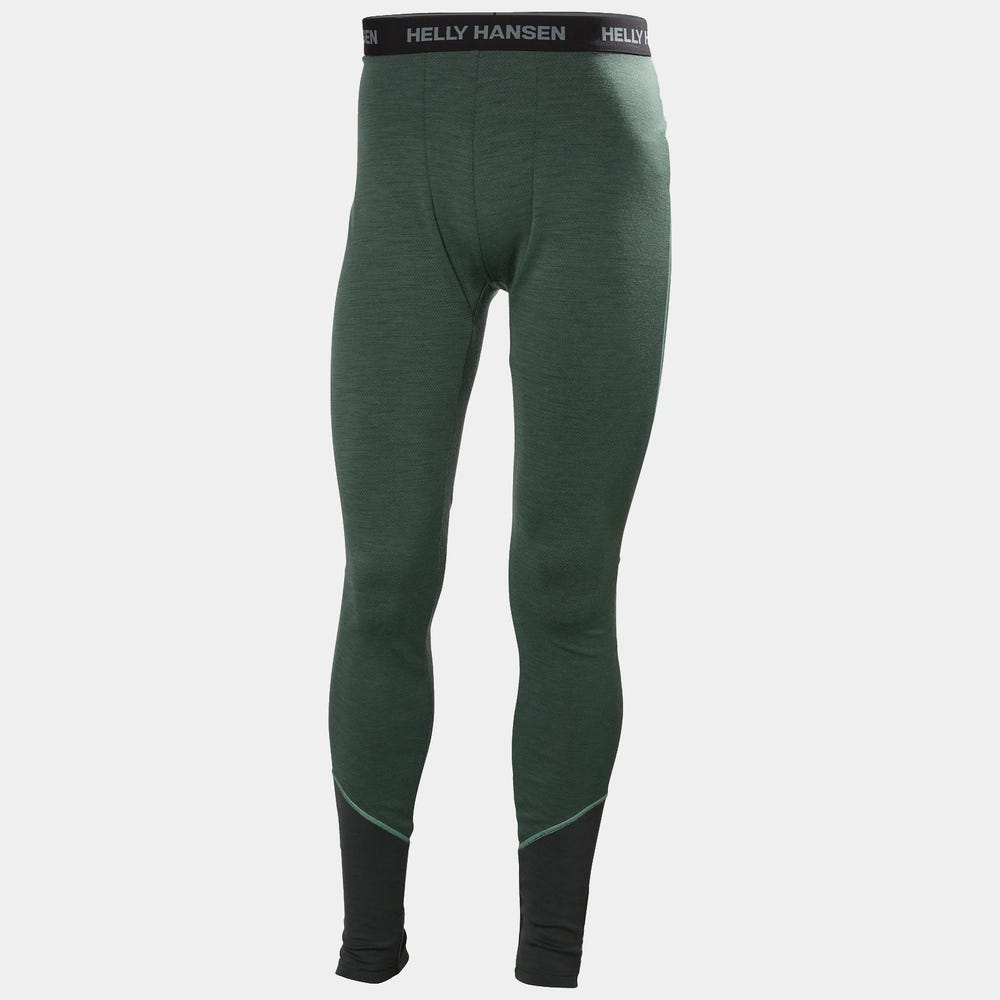 Men's Merino Wool Base Layer Pants - Blue