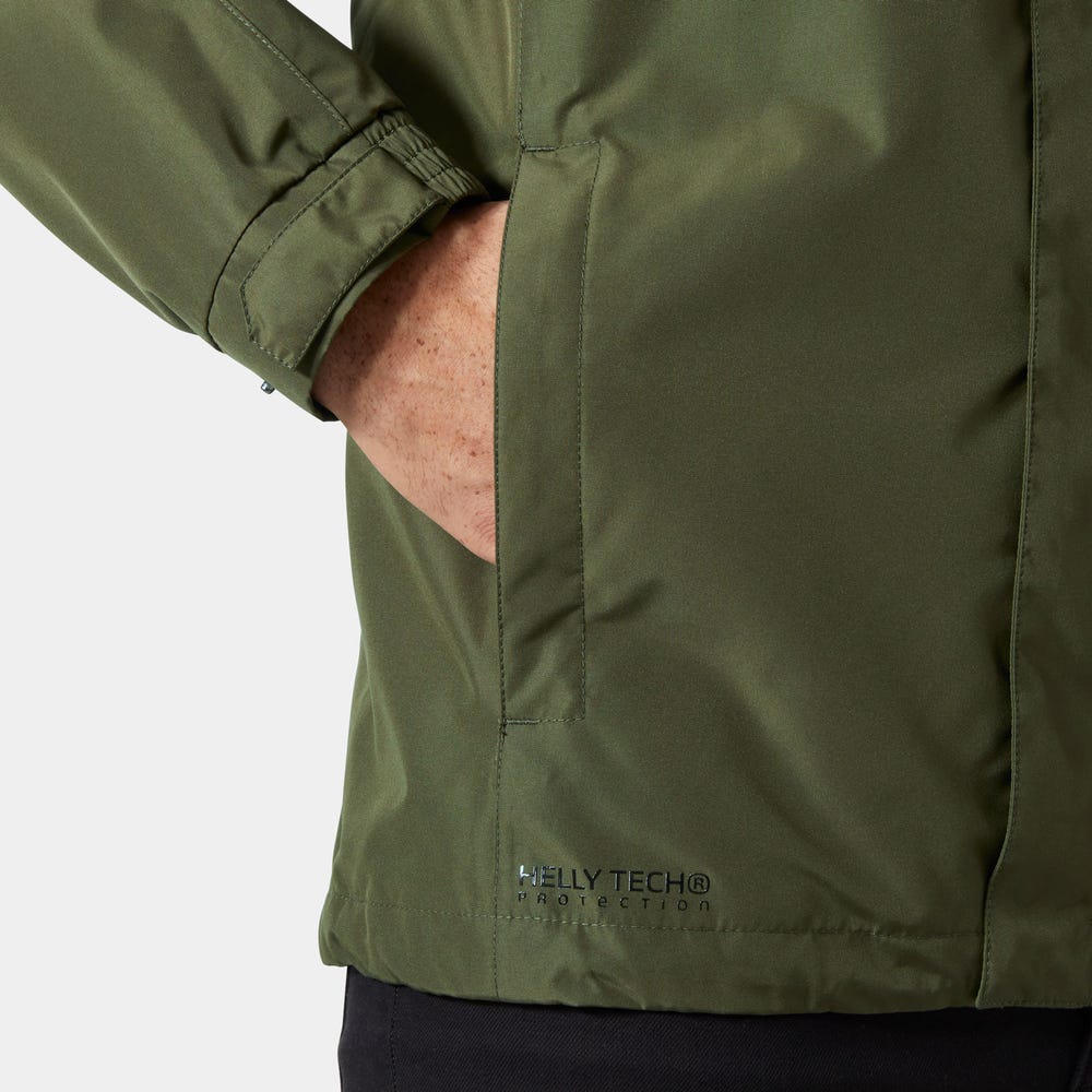 Men's Waterproof Rain Jacket - Green