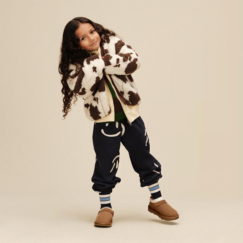 Kids' Water-Resistant Suede Ankle Boot - Sand