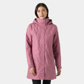 Women's Long Rain Jacket - Berry