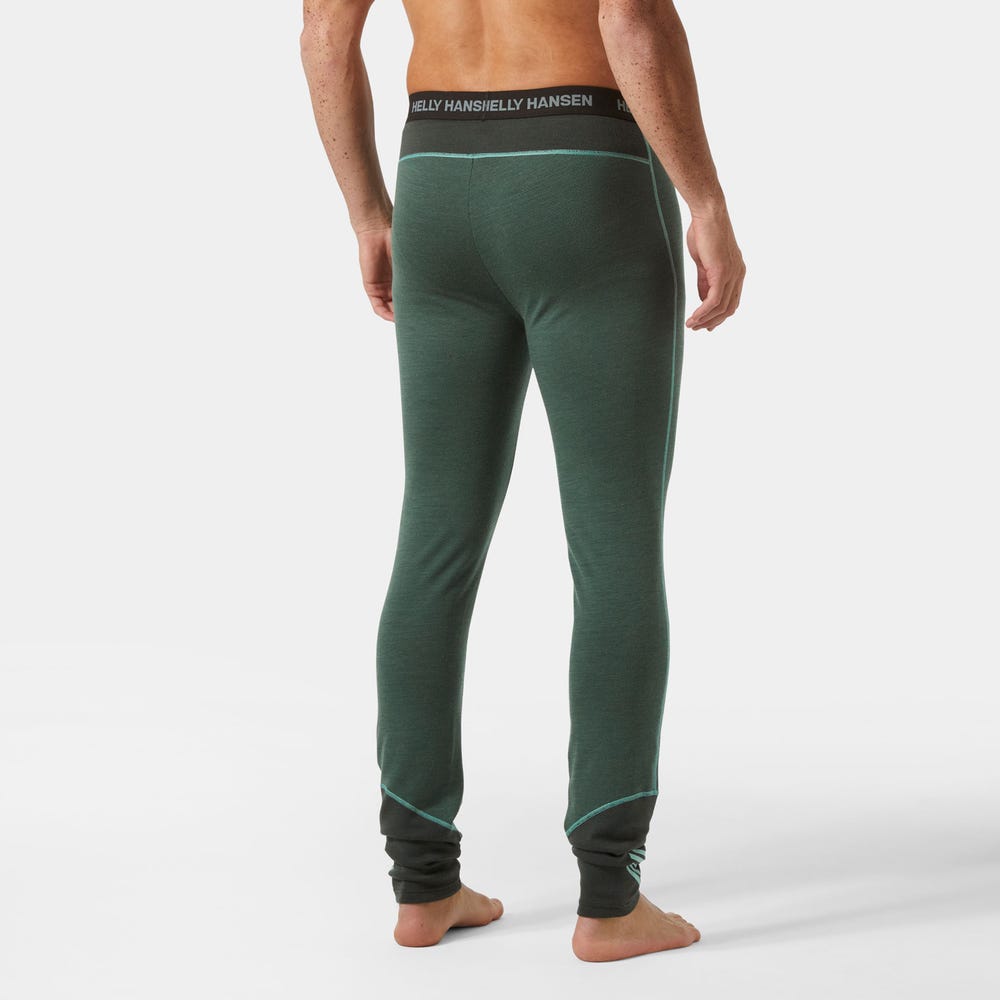 Men's Merino Wool Base Layer Pants - Blue