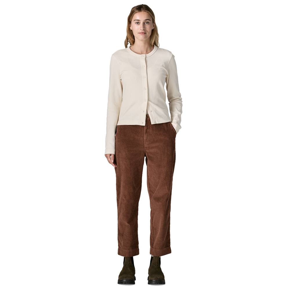 Women's Organic Cotton Corduroy Pants - Beige