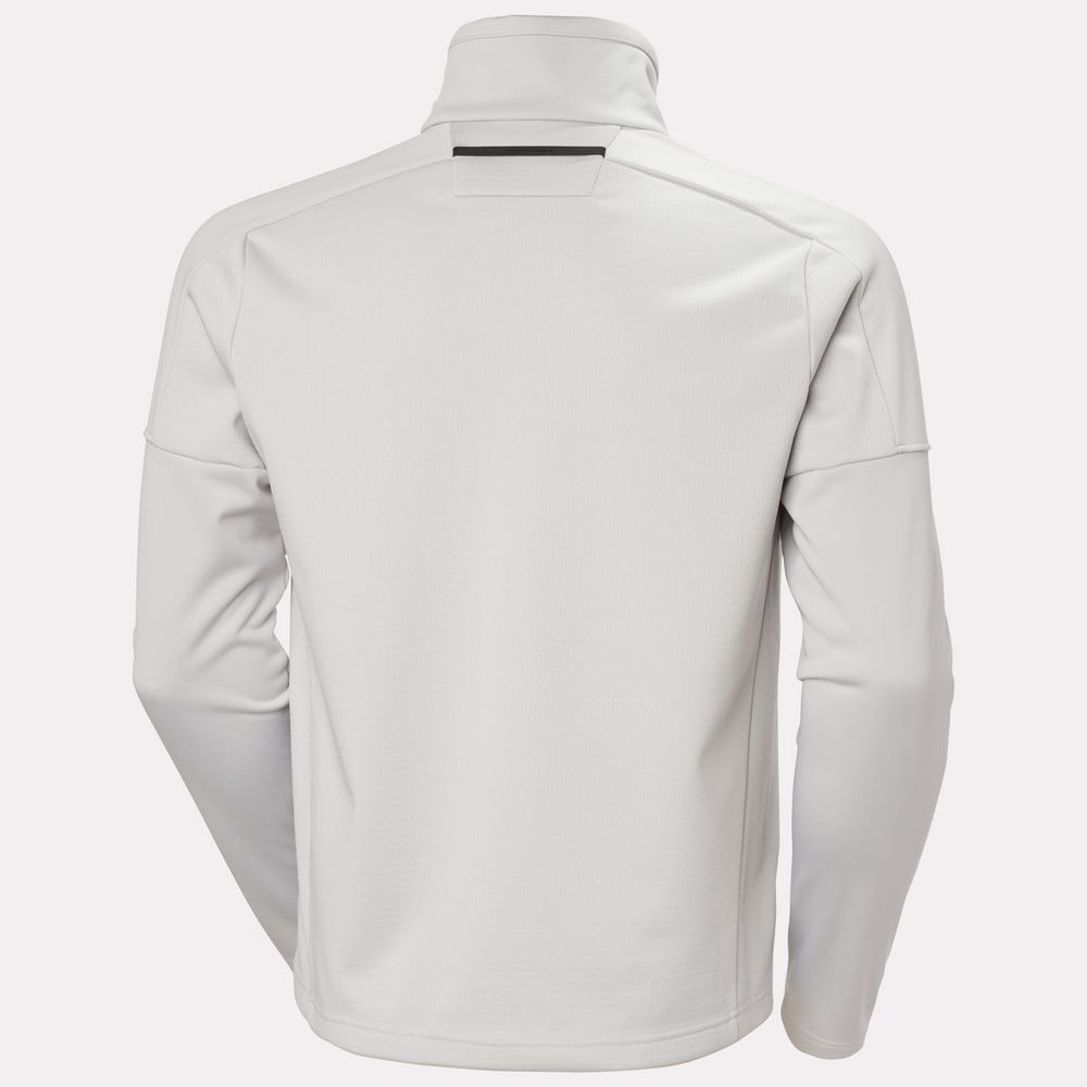 Men's Full-Zip Fleece Jacket - Orange
