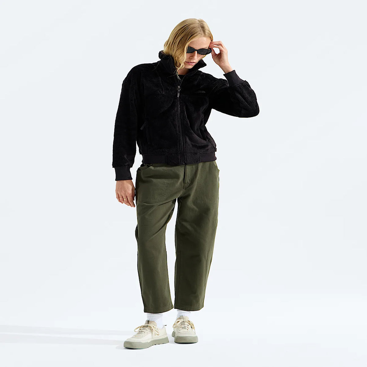 Women's Full-Zip Fleece Jacket - Black