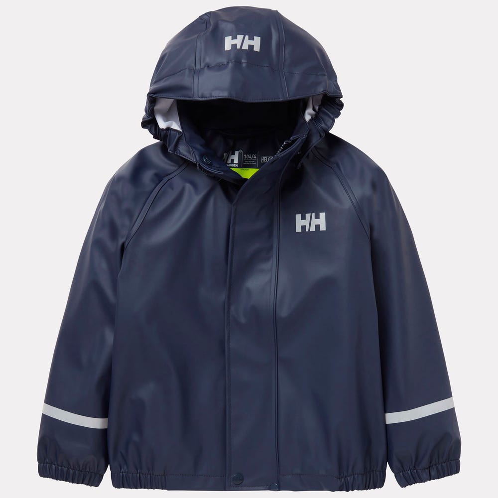 Kids' Waterproof Jacket And Bib Rain Set - Yellow