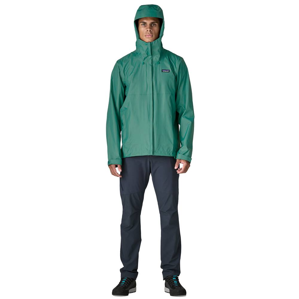Men's 3-Layer Waterproof Rain Jacket - Gray