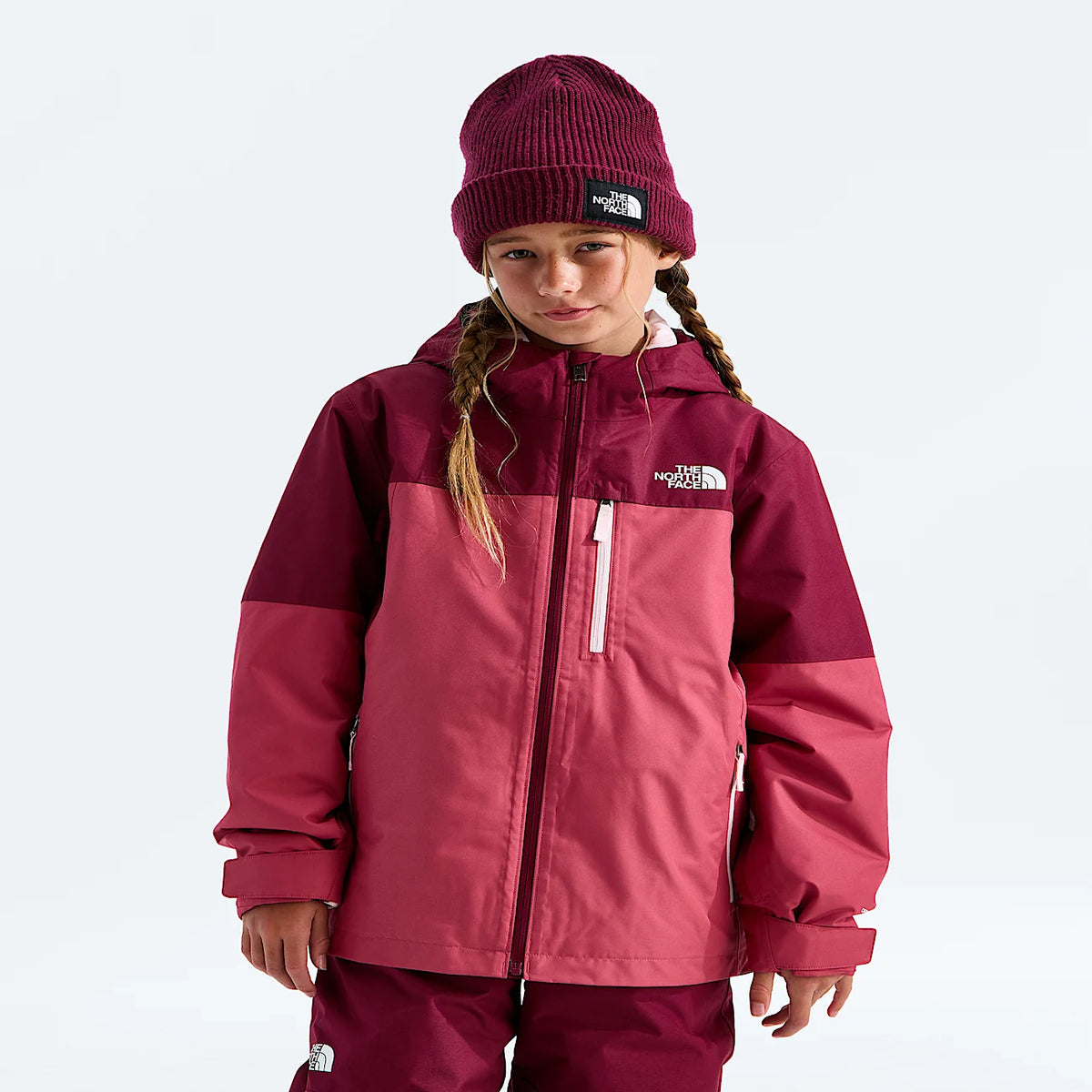 Kids' 3-in-1 Jacket - Burgundy Clay