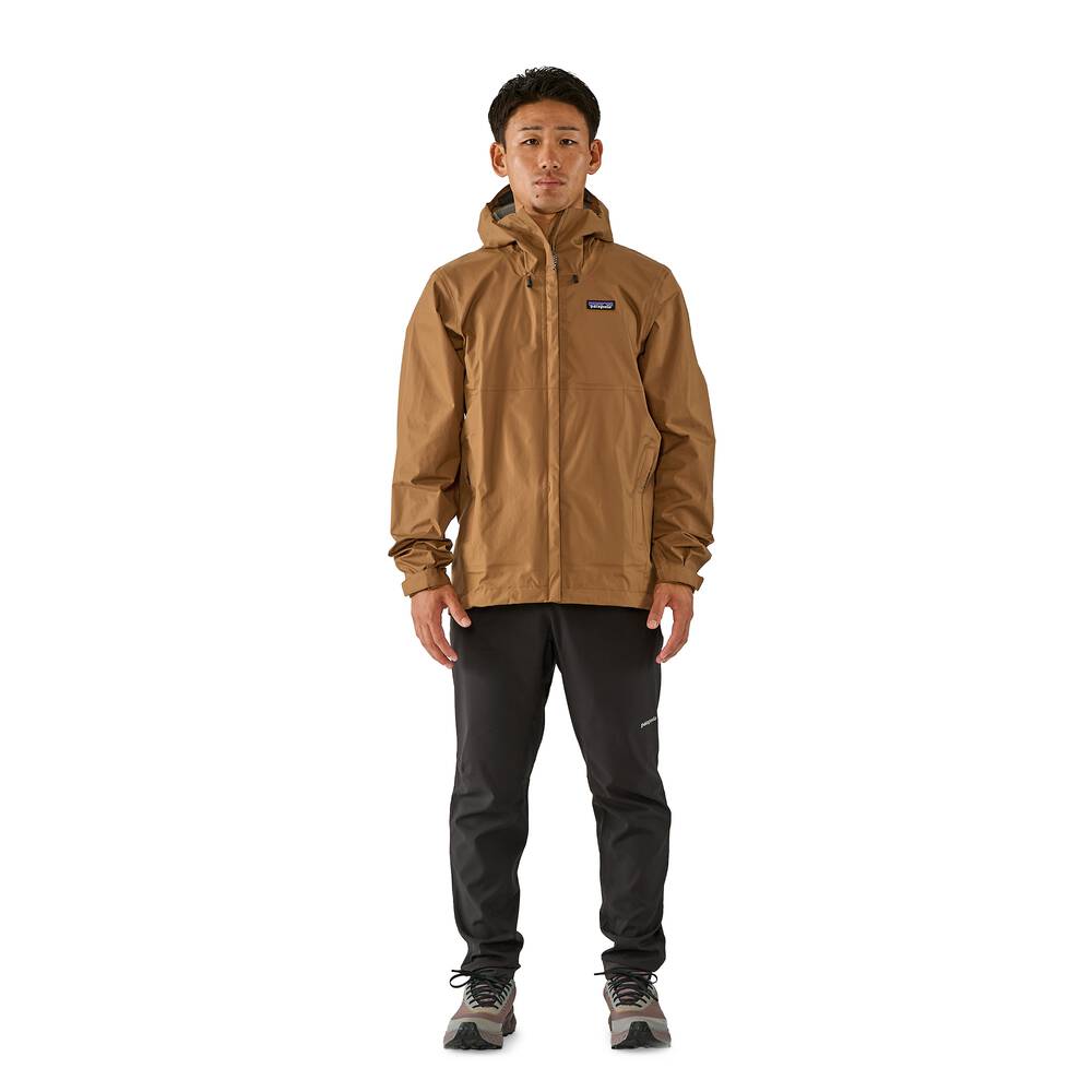 Men's 3-Layer Waterproof Rain Jacket - Gray