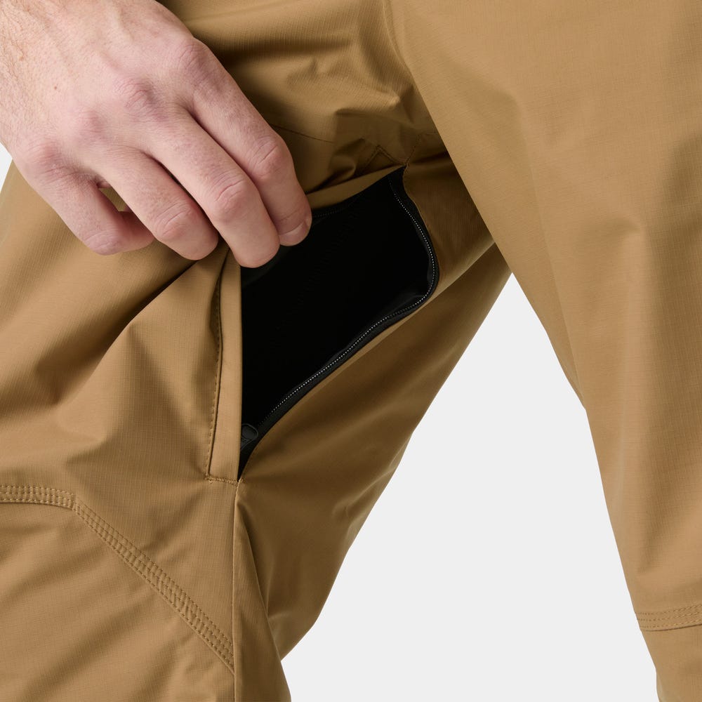 Men's Insulated Cargo Ski Pants - Violet