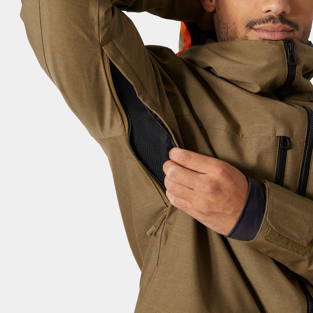 Men's Insulated Ski Jacket - Opal Green