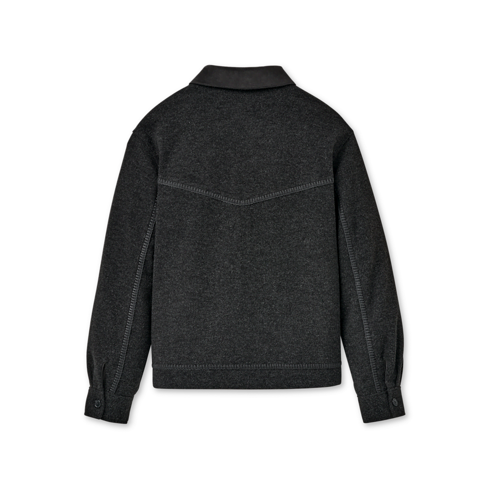Men's Recycled Full-Zip Collared Jacket