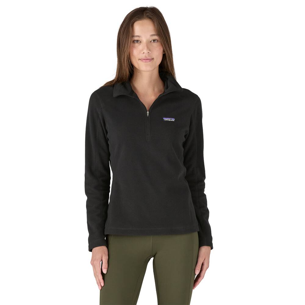 Women's Quarter-Zip Microfleece Pullover - Mango